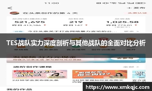 TES战队实力深度剖析与其他战队的全面对比分析